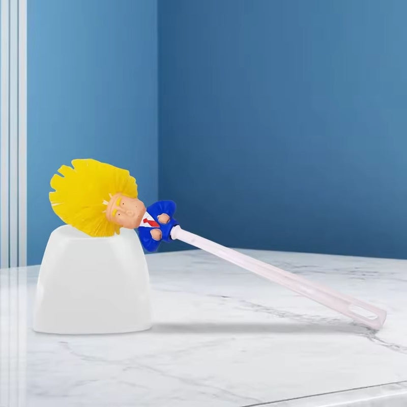 Donald Trump Toilet Brush with Holder