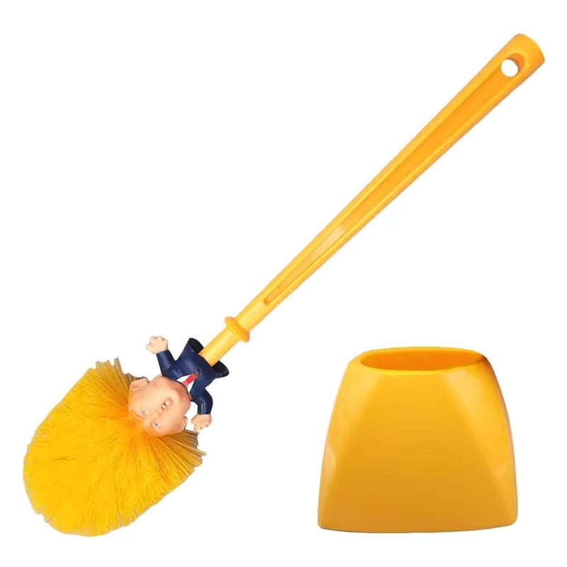 Donald Trump Toilet Brush with Holder