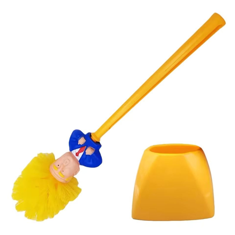 Donald Trump Toilet Brush with Holder