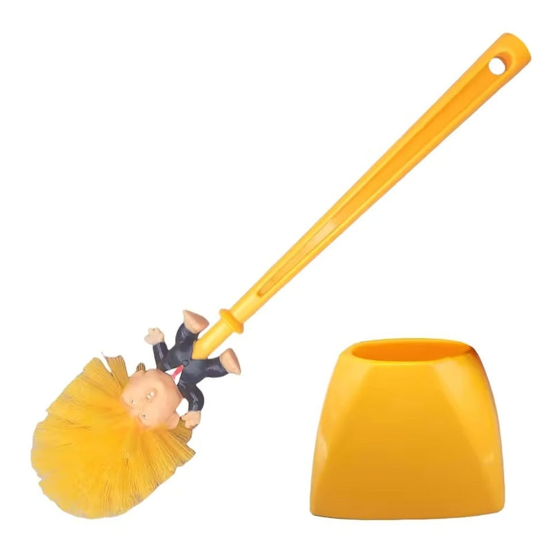 Donald Trump Toilet Brush with Holder