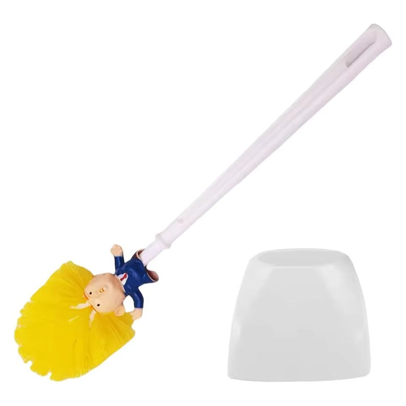 Donald Trump Toilet Brush with Holder
