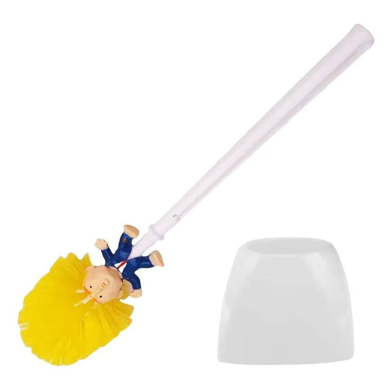 Donald Trump Toilet Brush with Holder