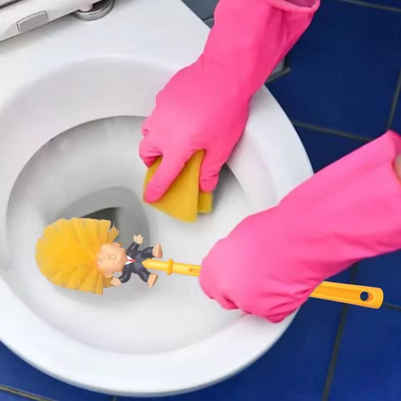 Donald Trump Toilet Brush with Holder
